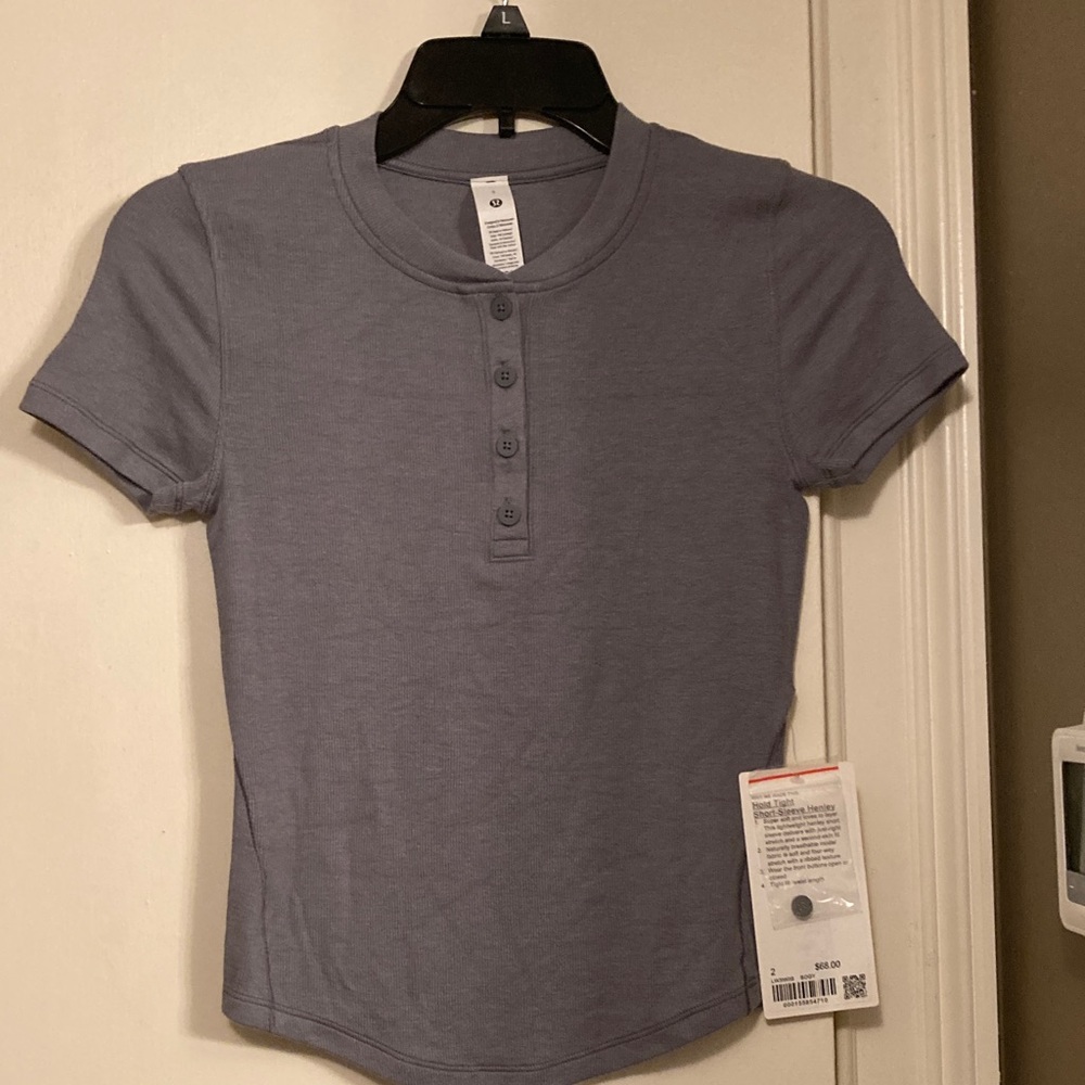 NWT Lululemon hold tight short sleeve Henley 2